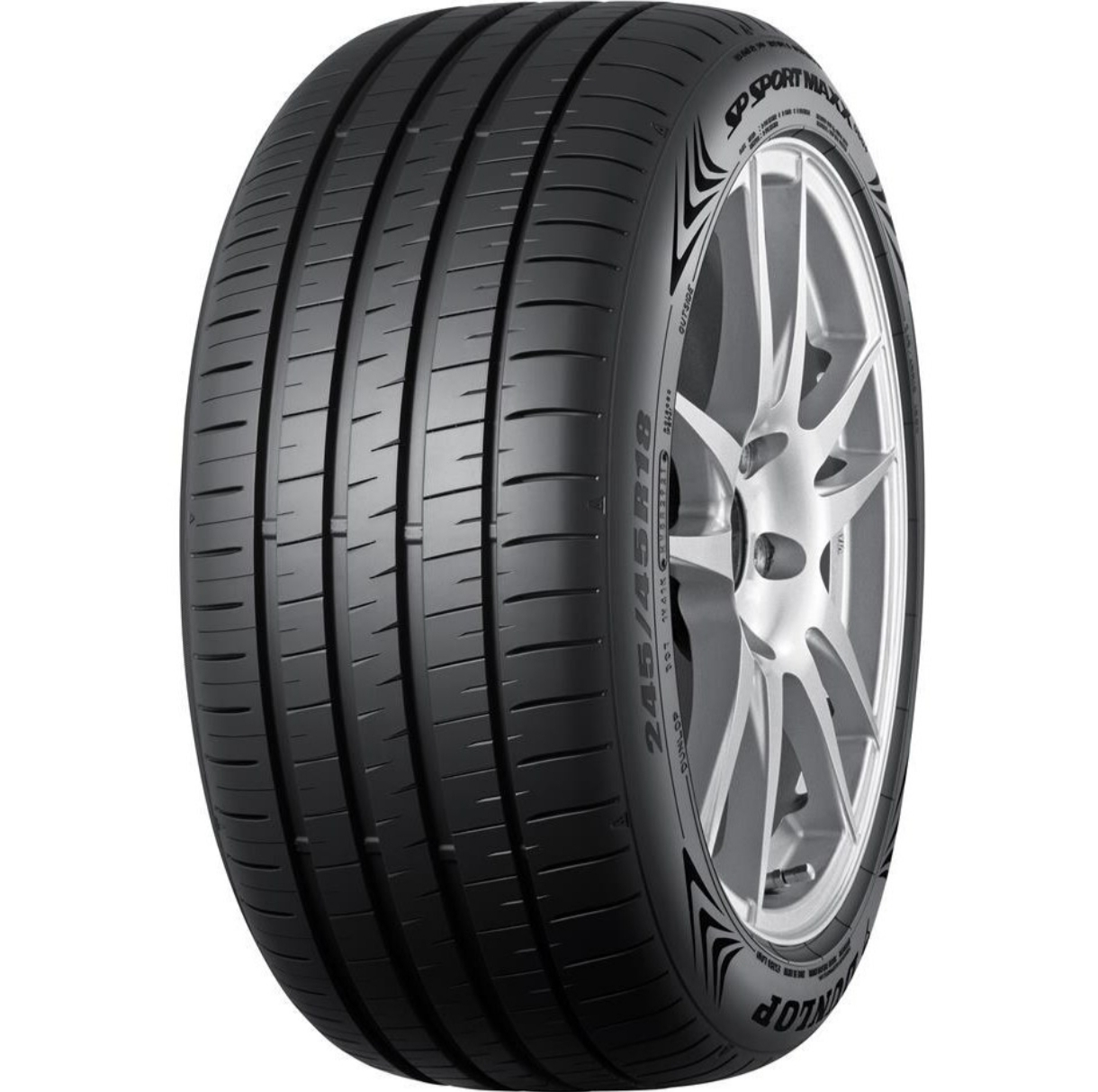 لاستیک دانلوپ ژاپن سایز 245/35R20 گل SP SPORT MAXX 0۶۰PLUS (تاریخ تولید آخر ۲۰۲۴)